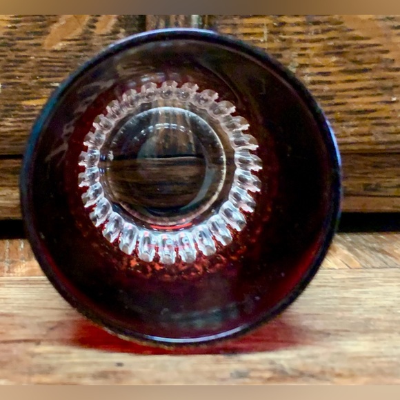 Early 20th Centuty HART Ruby Flash Crystal Antique Shot Glass - Picture 16 of 16